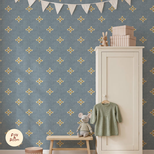 Children's Wallpaper - Folk Stars