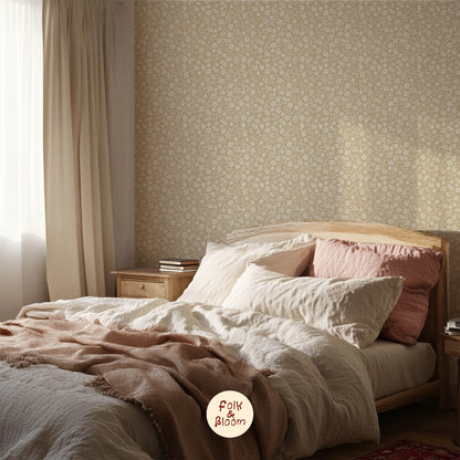 Children's wallpaper on roll - Alina Sand