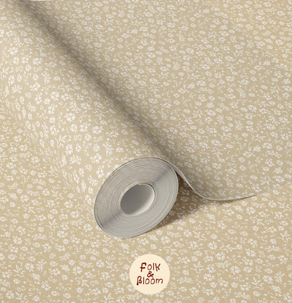 Children's wallpaper on roll - Alina Sand