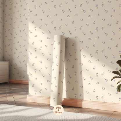 Children's Wallpaper - Pink Flowers