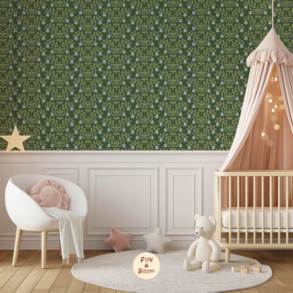 Children's wallpaper on roll - Bluebell