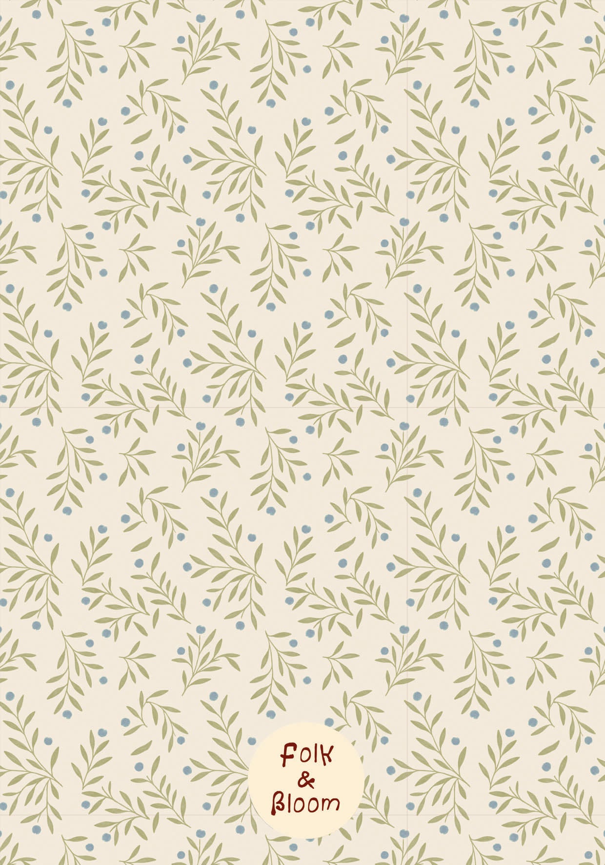 Children's wallpaper on roll - Millie Beige