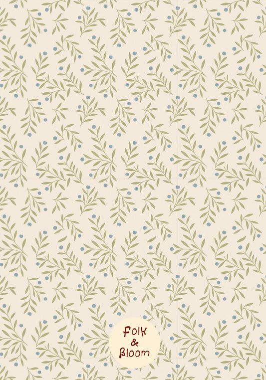 Children's wallpaper on roll - Millie Beige