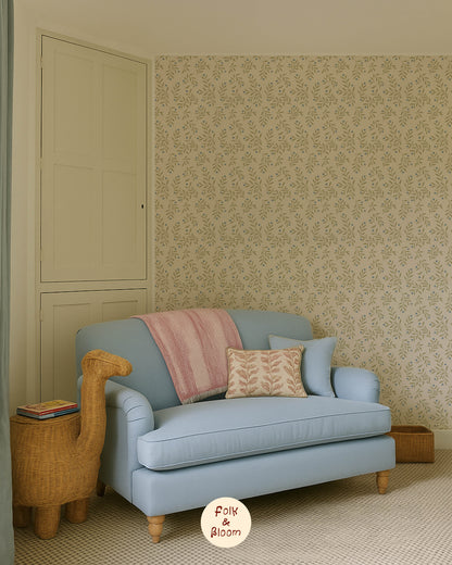 Children's wallpaper on roll - Millie Beige