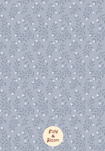 Children's wallpaper on roll - Millie Blue