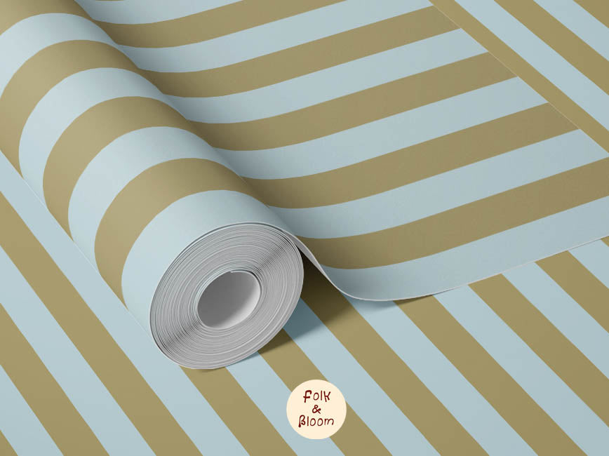 striped wallpaper for boys room and nursery