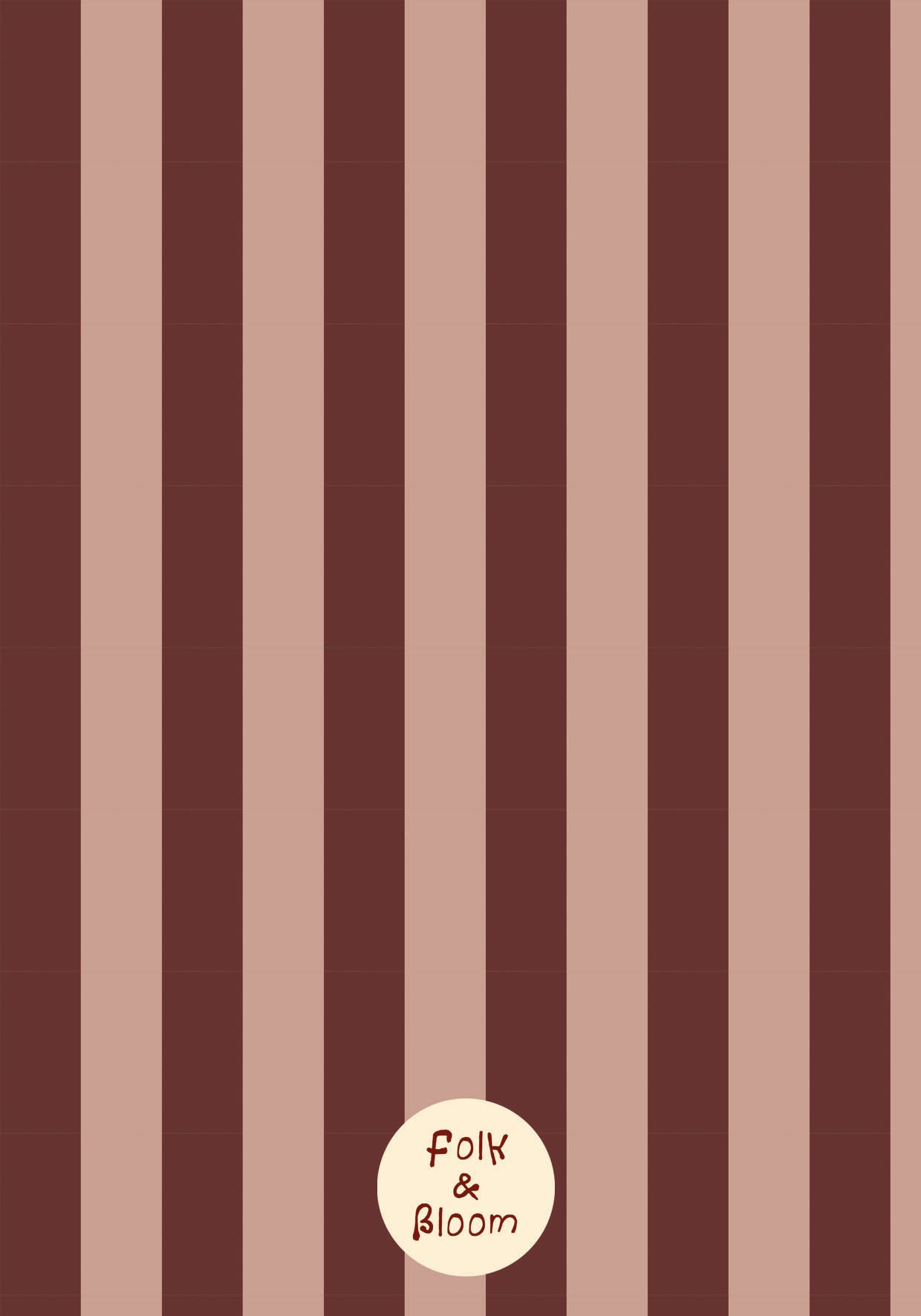 Children's wallpaper on roll - Stripes Red/Pink